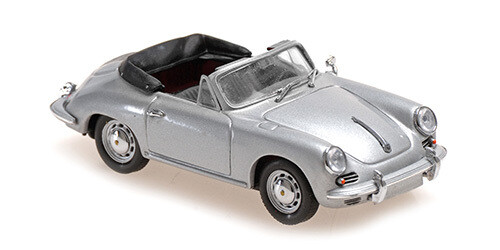 1:43 Maxichamps - PORSCHE 356 C CABRIOLET – 1965 – SILVER