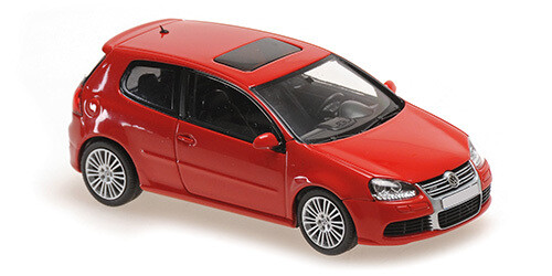 1:43 Maxichamps - VOLKSWAGEN GOLF R32 – 2005 – RED