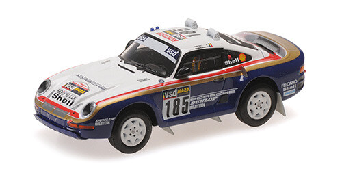 1:43 Minichamps - PORSCHE 959 – ICKX/BRASSEUR – RALLY PARIS-DAKAR 1986