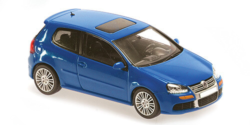 1:43 Maxichamps - VOLKSWAGEN GOLF R32 – 2005 – BLUE METALLIC