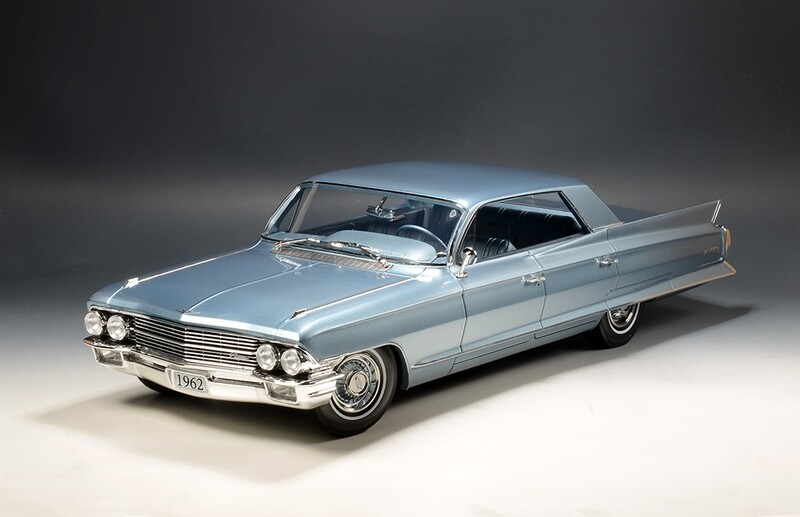 1:18 Stamp Models - Cadillac Sedan De Ville 1962 Newport Blue Metallic 1:18 Stamp Models - Cadillac Sedan De Ville 1962 Newport Blue Metallic