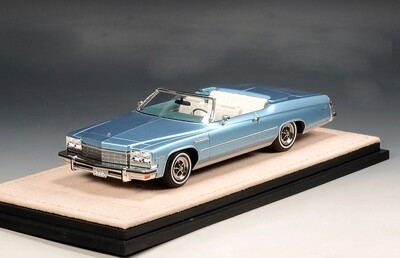 1:43 Stamp Models - Buick Lesabre Custom Convertible Open 1975 Blue Haze Metallic