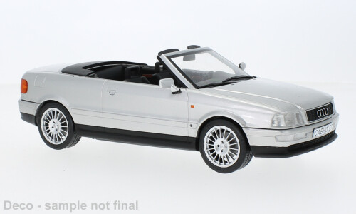 1:18 MCG - Audi Cabriolet, silber, 1991