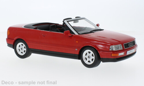 1:18 MCG - Audi Cabriolet, rot, 1991