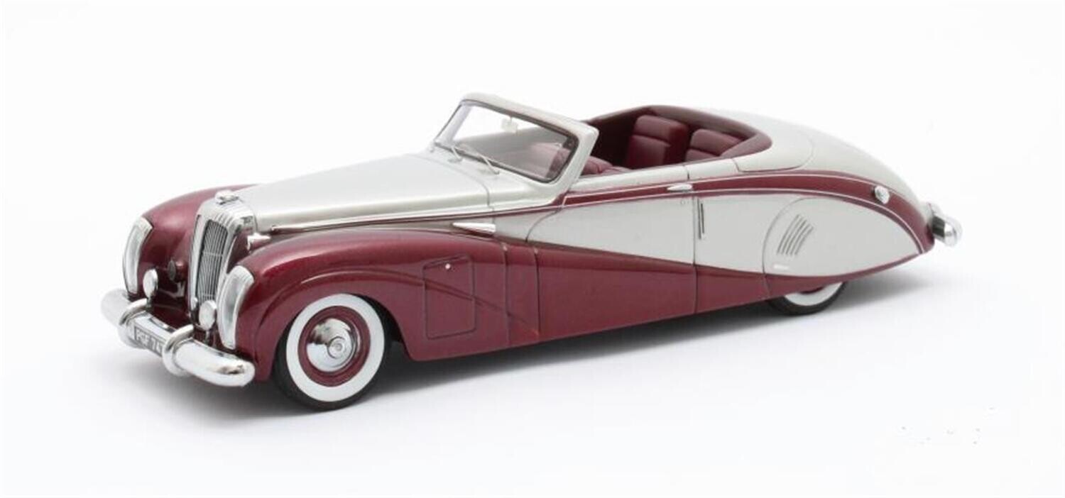 1:18 Matrix - Daimler DE36 Hooper "Green Goddess" maroon / silver 1953