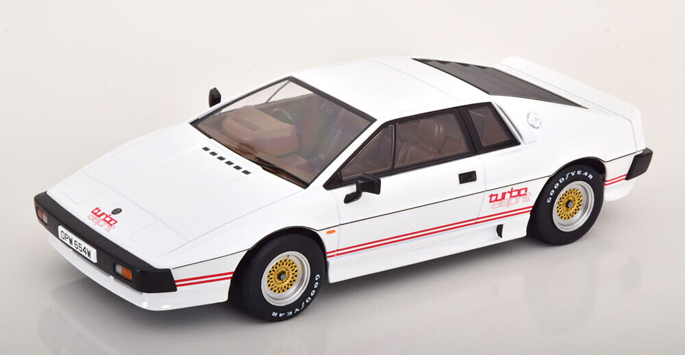 1:18 KK Scale - Lotus Esprit Turbo Movie-Version 1981 weiß/rot