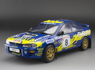 1:18 Sunstar - 1997 Subaru Impreza 555 #8 P.Bourne Rally of New Zealand 1:18 Sunstar - 1997 Subaru Impreza 555 #8 P.Bourne Rally of New Zealand