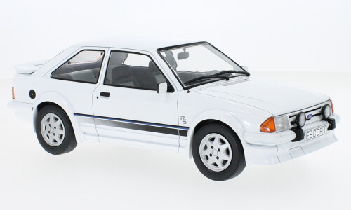1:18 MCG - Ford Escort MK III RS Turbo, white, 1985