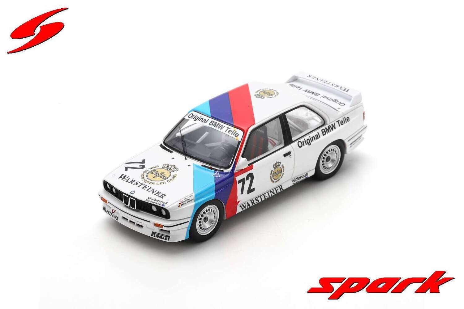 1:43 Spark - BMW E30 M3 No.72 4th Nürburgring 24H 1987 D. Quester - M. Oestreich - W. Vogt