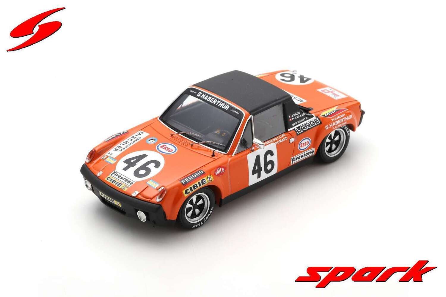 1:18 Spark - Porsche 914/6 No.46 Le Mans 24H 1971 J. Sage - P. Keller