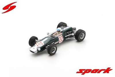 1:43 Spark - BRABHAM - F2 BT23 N 22 2nd GERMAN GP 1967 ALAN REES - GREEN WHITE