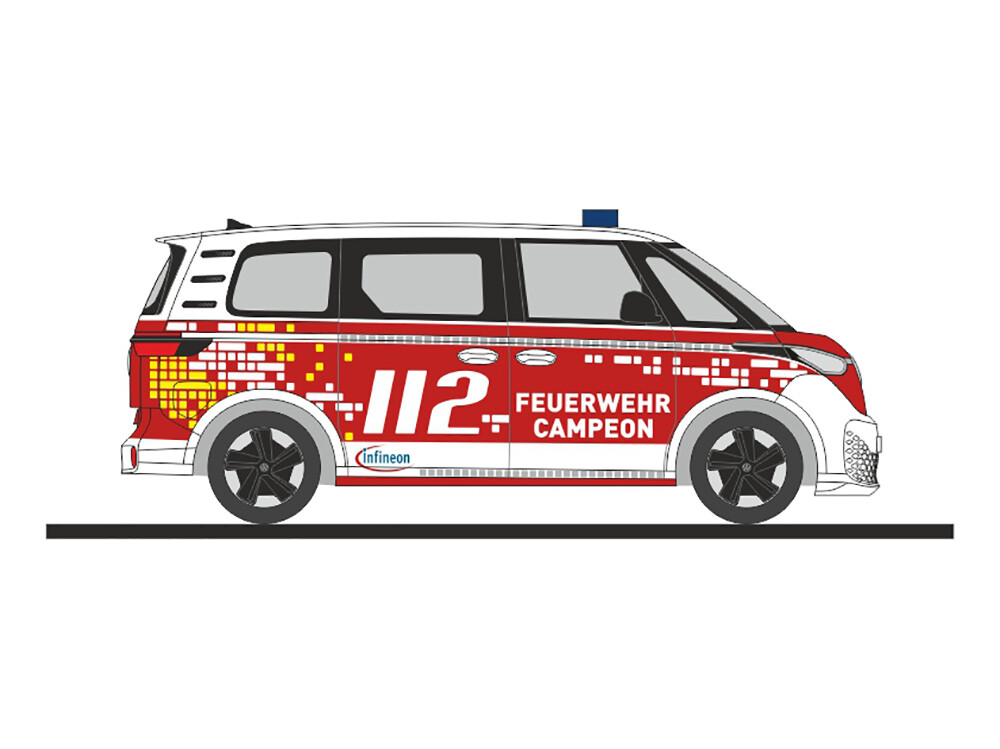 1:87 Rietze - VW ID.Buzz People, BF Campus Infineon