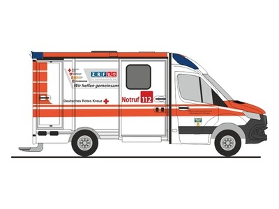 1:87 Rietze - System Strobel RTW, DRK Dillingen / Saar, 2018 1:87 Rietze - System Strobel RTW, DRK Dillingen / Saar, 2018