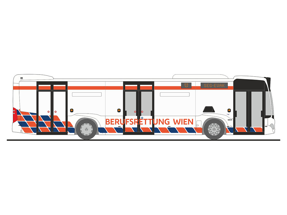 1:87 Rietze - Mercedes Citaro, Berufsrettung Wien (AT), 2012