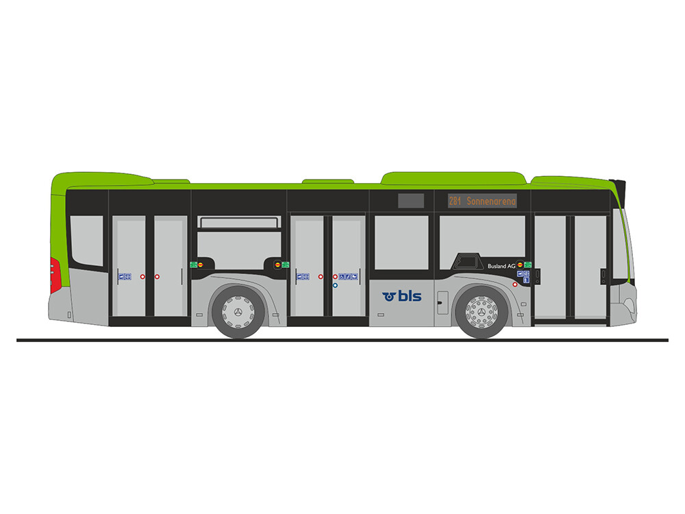 1:87 Rietze - Mercedes Citaro K, BLS (CH), 2015