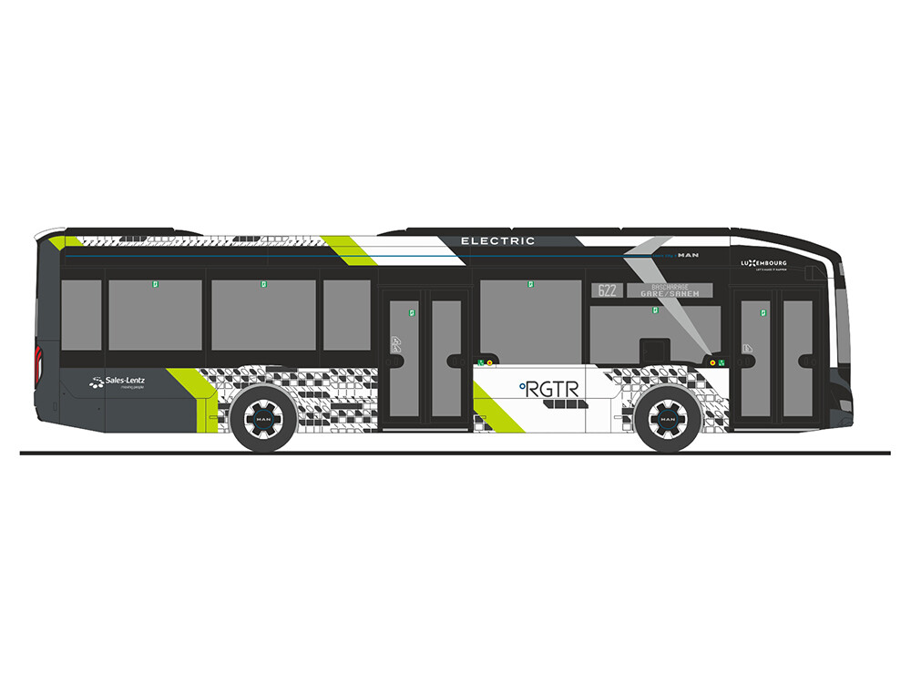1:87 Rietze - MAN Lion s City 12 E, Sales Lentz RGTR (LU)