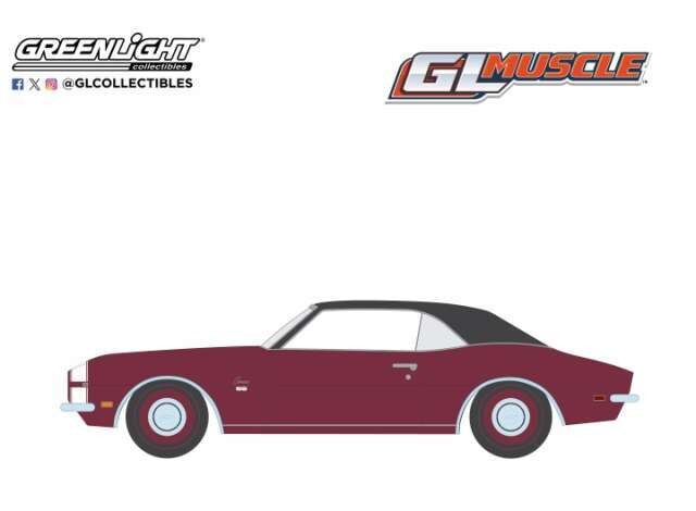 1:64 Greenlight - 1968 Chevrolet Camaro SS 396 *Muscle Series 29*, cordova maroon