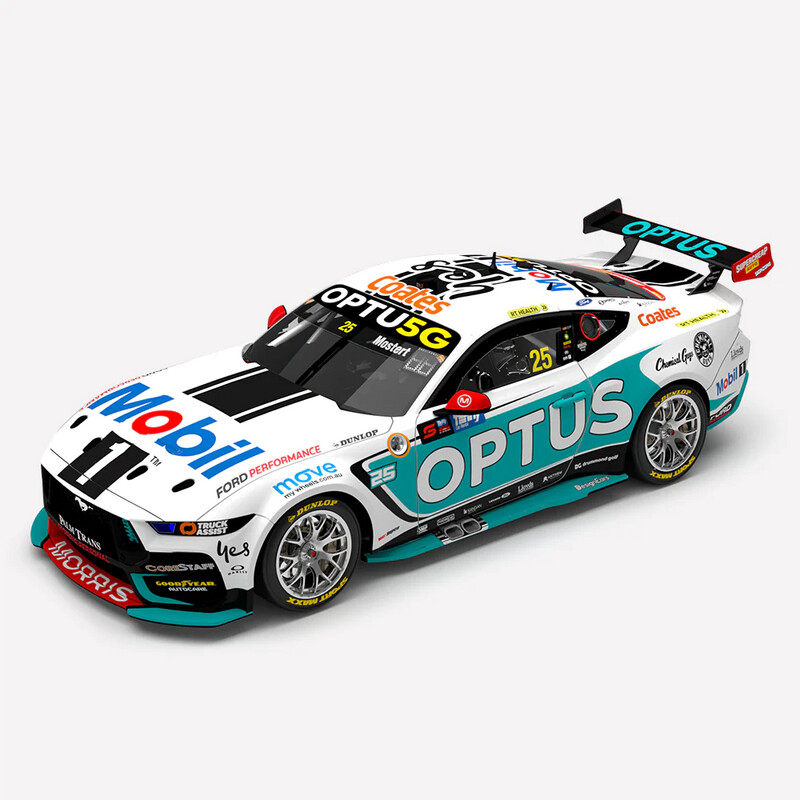 1:18 Authentic Collectables - Mobil 1 Optus Racing #25 Ford Mustang GT - 2024 Supercars Championship Season 1:18 Authentic Collectables - Mobil 1 Optus Racing #25 Ford Mustang GT - 2024 Supercars Championship Season