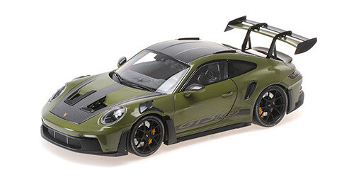 1:18 Minichamps - PORSCHE 911 (992) GT3RS – 2024 – NATO OLIVE W BLACK WHEELS