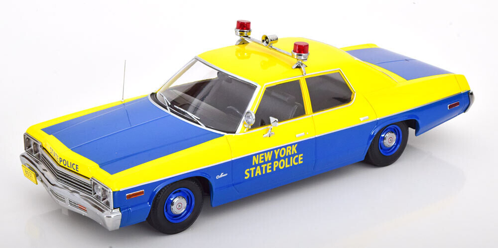 1:18 KK Scale - Dodge Monaco New York State Police 1974 gelb/blau