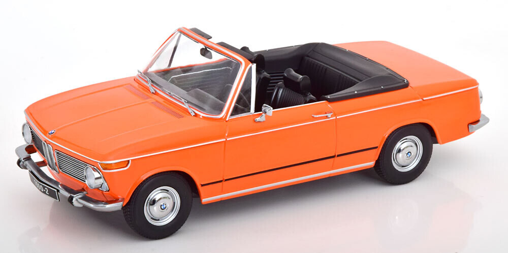 1:18 KK Scale - BMW 1600-2 Cabrio 1968 orange