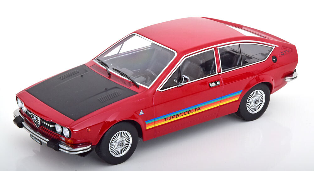 1:18 KK Scale - Alfa Romeo GTV 2000 Turbodelta 1979 rot/mattschwarz