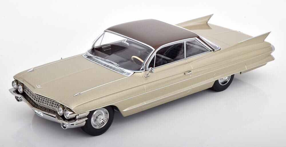 1:18 KK Scale - Cadillac Series 62 Coupe DeVille 1961 beigemetallic/braunmetallic