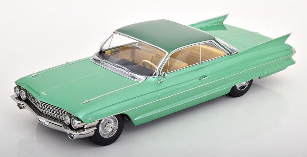 1:18 KK Scale - Cadillac Series 62 Coupe DeVille 1961 hellgrün-metallic/grünmetallic