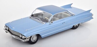 1:18 KK Scale - Cadillac Series 62 Coupe DeVille 1961 hellblau-metallic/blaumetallic 1:18 KK Scale - Cadillac Series 62 Coupe DeVille 1961 hellblau-metallic/blaumetallic