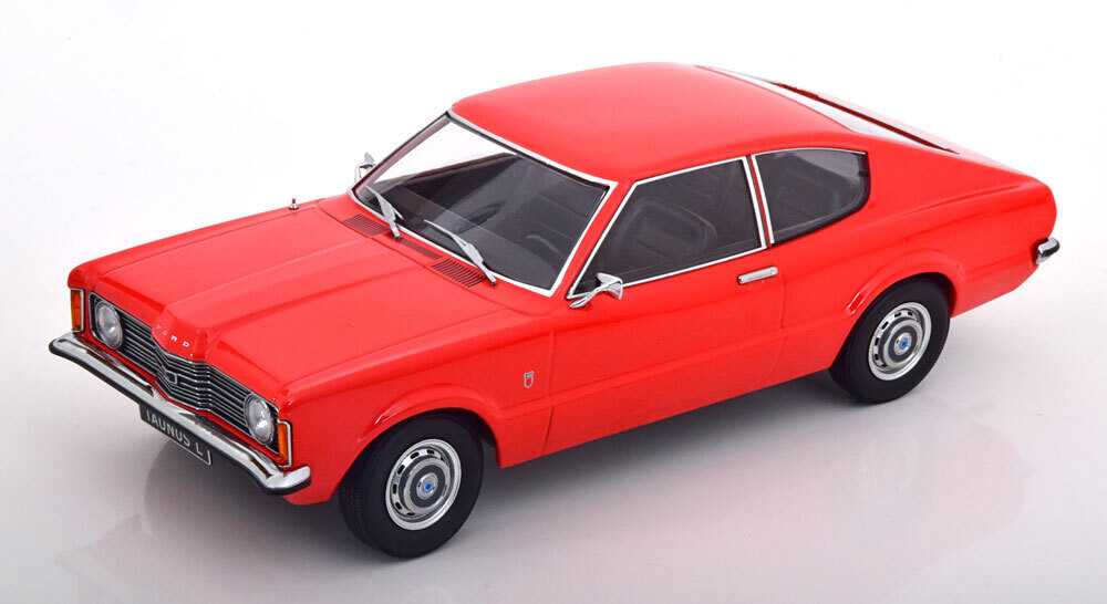 1:18 KK Scale - Ford Taunus L Coupe 1971 hellrot