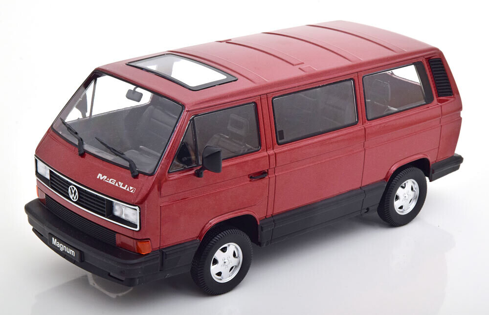 1:18 KK Scale - VW T3 Multivan Magnum 1987 rotmetallic