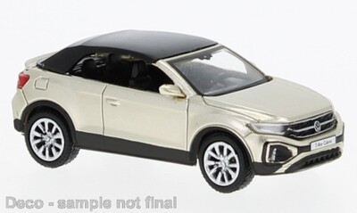 1:87 PCX87 - VW T-Roc Cabriolet geschlossen, metallic-beige, 2022