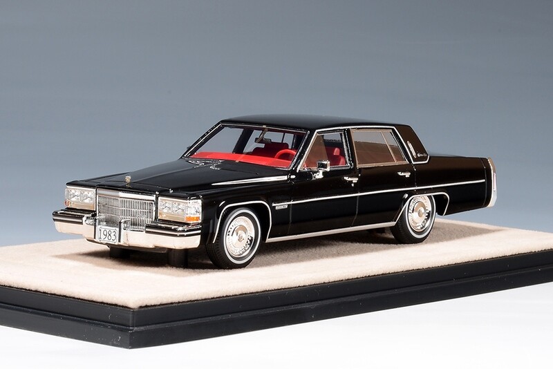 1:43 Stamp Models - 1983 Cadillac Sedan de Ville Black