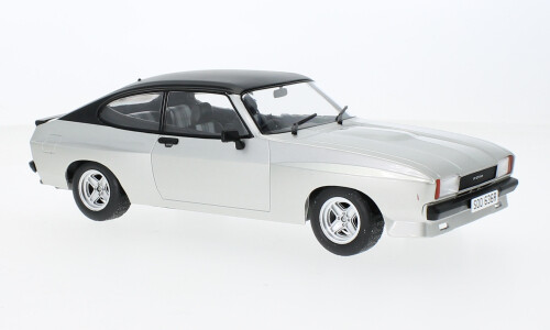 1:18 MCG - Ford Capri MK II X-Pack, silber/matt-schwarz, 1975