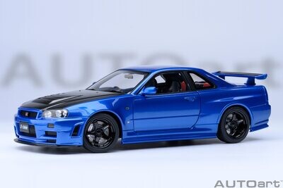 1:18 Autoart - Nissan Skyline GT-R (R34) Z-tune (Bayside Blue/Carbon)