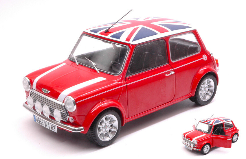 1:18 Solido - Mini Cooper Sport 1997 Red Flag