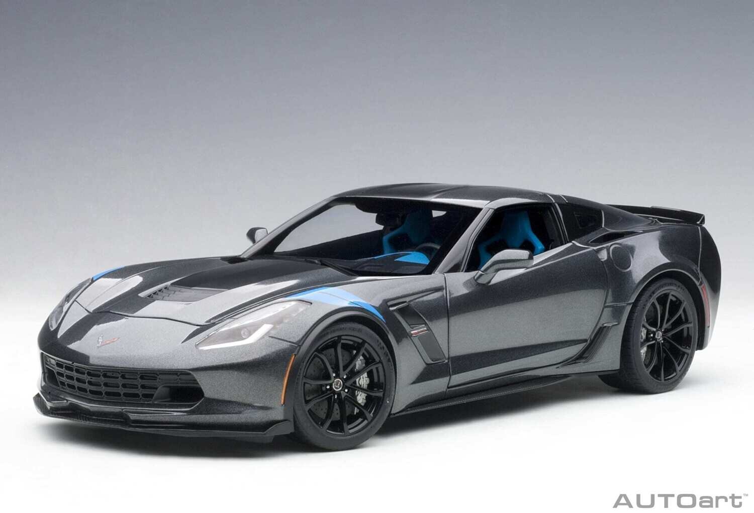1:18 Autoart - Chevrolet Corvette C7 Grand Sport (Watkins Glen Grey Metallic)