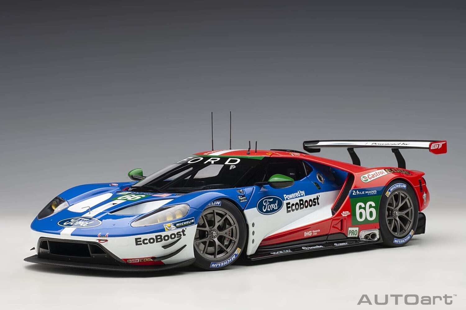 1:18 Autoart - Ford GT GTE Pro Le Mans 24h 2016 #66 B.Johnson/S.Mucke/O.Pla