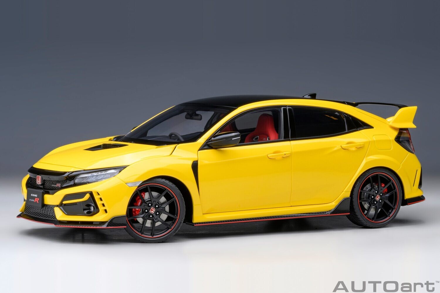 1:18 Autoart - Honda Civic Type R (FK8) Limited Edition (Sunlight Yellow)