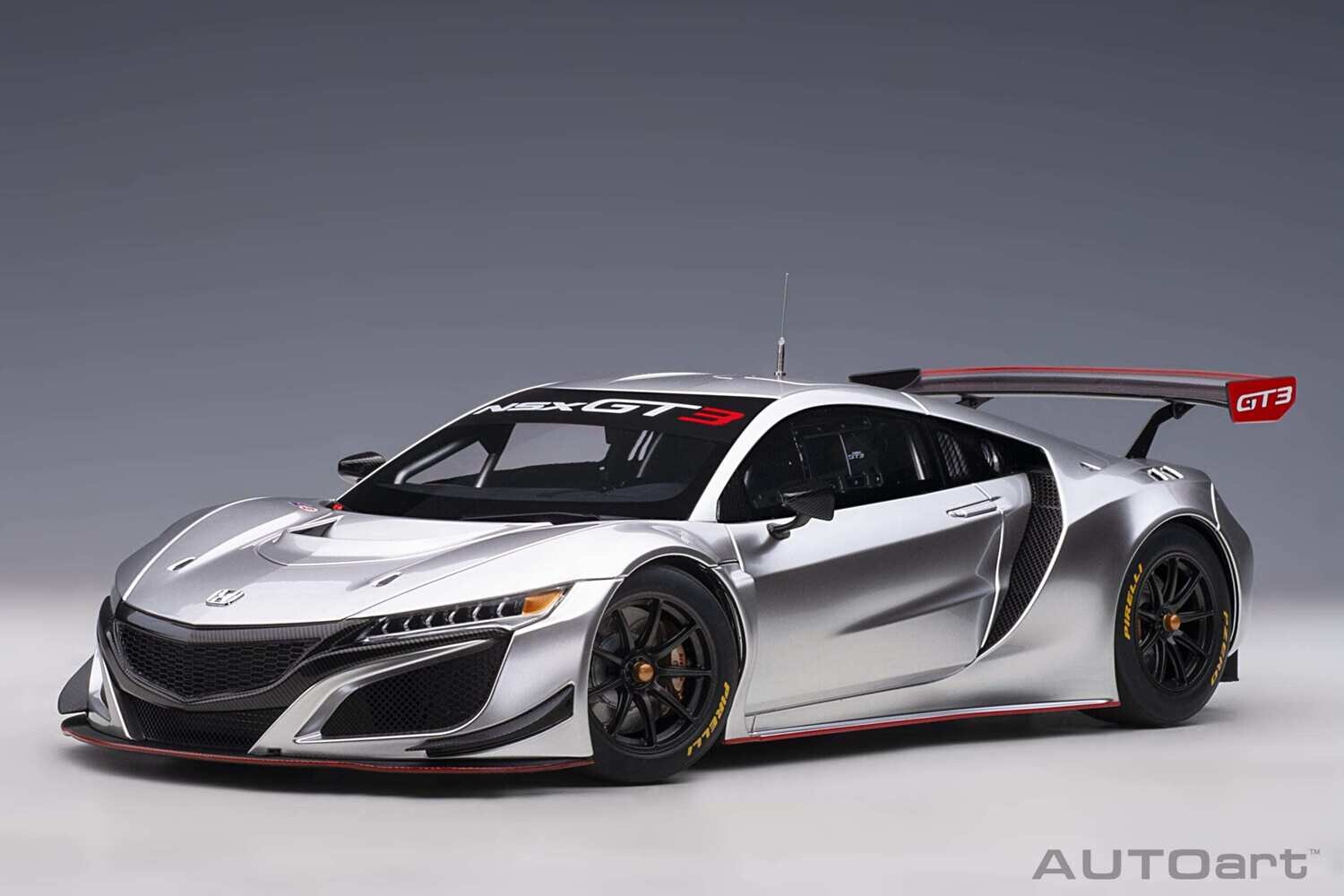 1:18 Autoart - Honda NSX GT3 2018 (Hyper Silver)