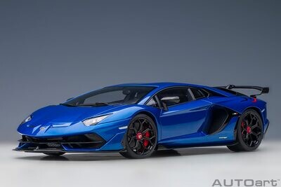 1:18 Autoart - Lamborghini Aventador SVJ (Blu Nethuns)