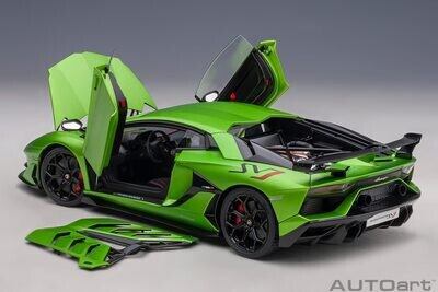 1:18 Autoart - Lamborghini Aventador SVJ (Verde Alceo)