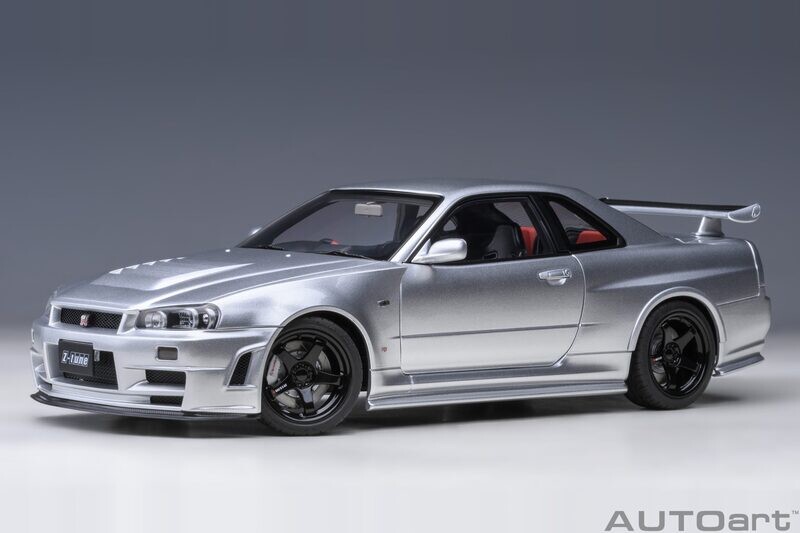 1:18 Autoart - Nissan Skyline GT-R (R34) Z-tune (Z-tune Silver)