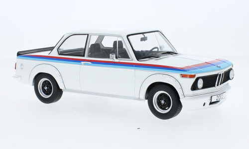 1:18 MCG - BMW 2002 turbo, weiss/Dekor, 1973