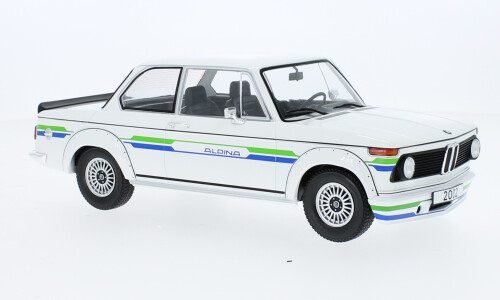 1:18 MCG - BMW 2002 Alpina, weiss/Dekor, 1973