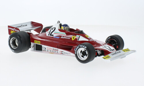 1:18 MCG - Ferrari 312 T2B, No.12, Scuderia Ferrari SpA SEFAC, Formel 1, GP Schweden, C.Reutemann, 1977