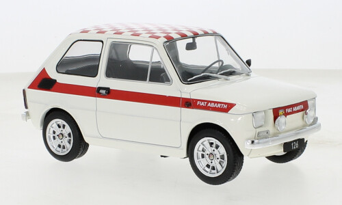 1:18 MCG - Fiat 126 Abarth-Look, weiss, 1972