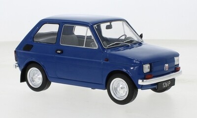 1:18 MCG - Fiat Polski 126p, dunkelblau, 1972