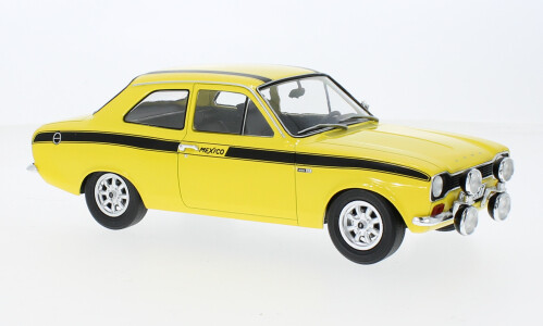 1:18 MCG - Ford Escort MK I Mexico, gelb, 1973