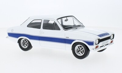 1:18 MCG - Ford Escort MK I RS 2000, weiss/blau, 1973 1:18 MCG - Ford Escort MK I RS 2000, weiss/blau, 1973